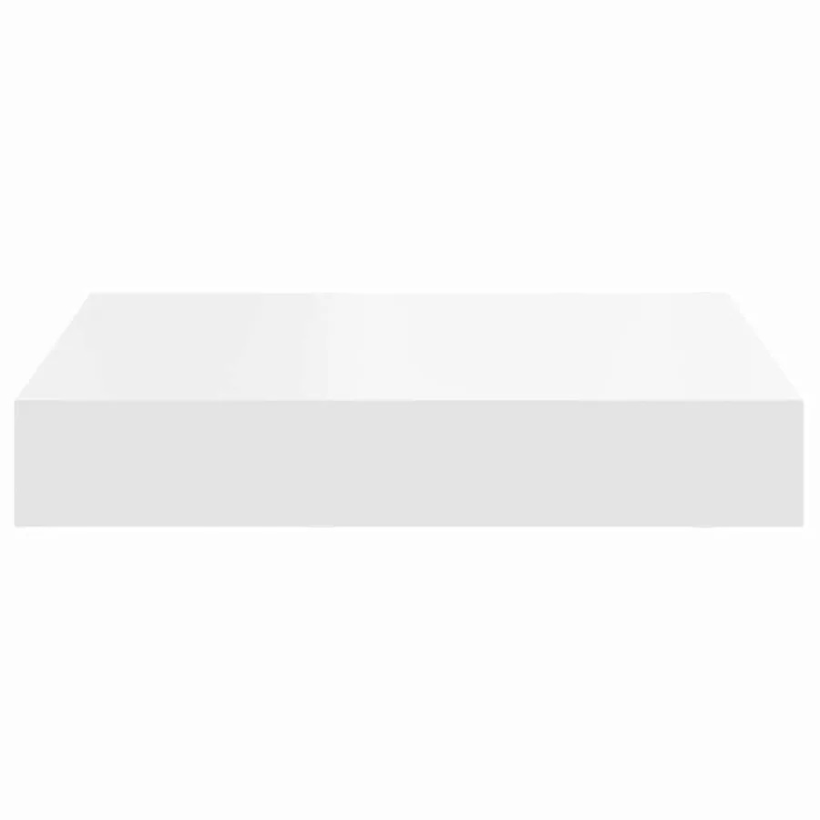 Étagères murales flottantes 2 pcs blanc 23x23,5x3,8 cm MDF - 8