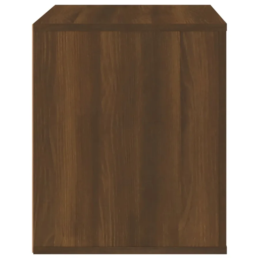 Table de chevet Chêne marron 50x39x47 cm - 7
