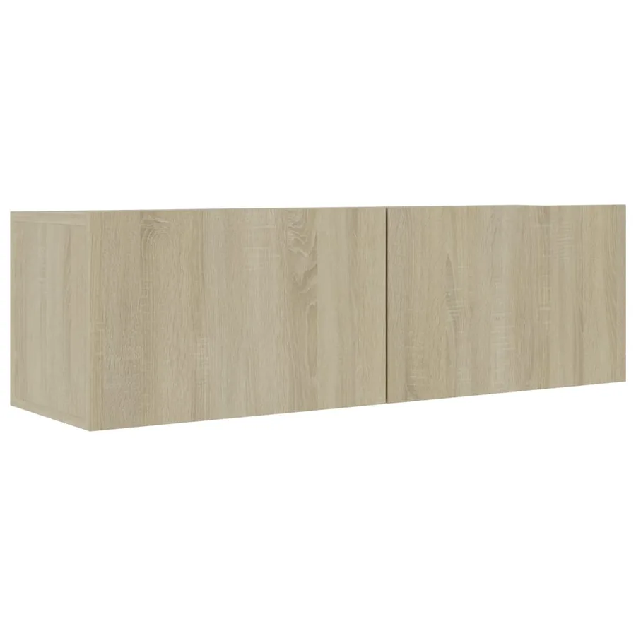 Ensemble de meuble TV 2 pcs Chêne sonoma Bois d'ingénierie - 4