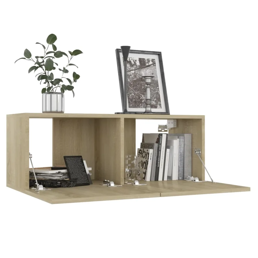 Ensemble de meubles TV 6 pcs Chêne sonoma Bois d'ingénierie - 4