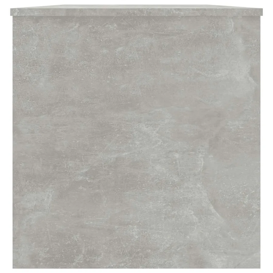 Table basse gris béton 102x50x52,5 cm bois d'ingénierie - 7