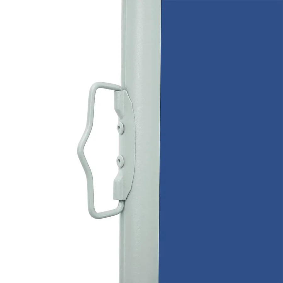 Auvent latéral rétractable de patio 100x300 cm Bleu - 8