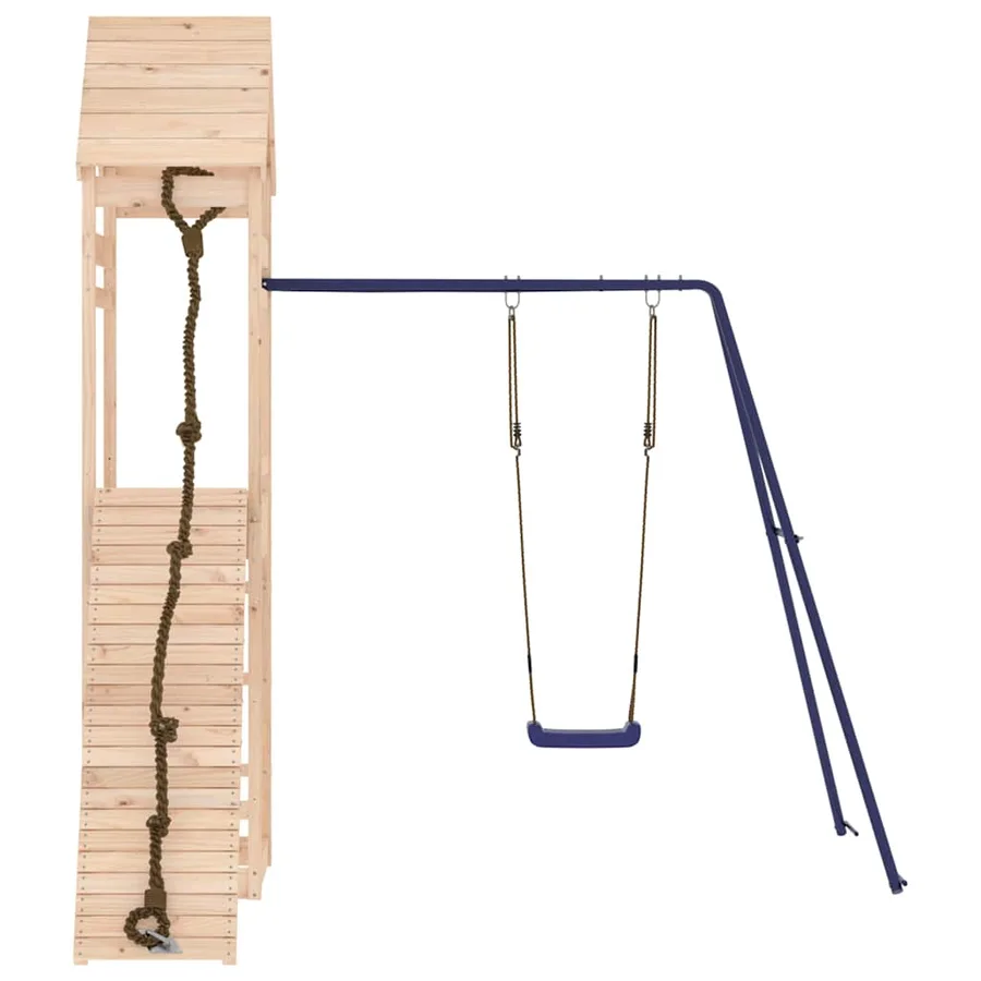 Aire de jeux d'extérieur bois de pin massif - 5
