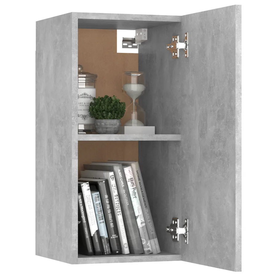 Meubles TV 2 pcs Gris béton 30,5x30x60 cm Bois d’ingénierie - 3