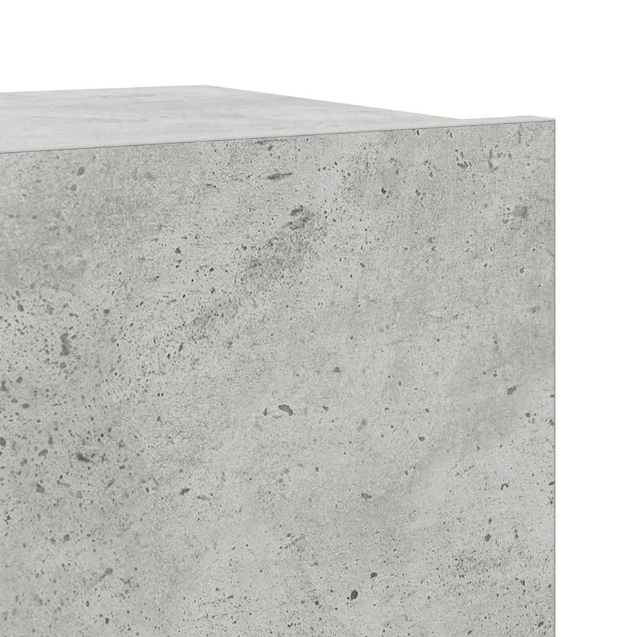 Ensemble de meubles TV 4 pcs Gris béton Bois d'ingénierie - 9