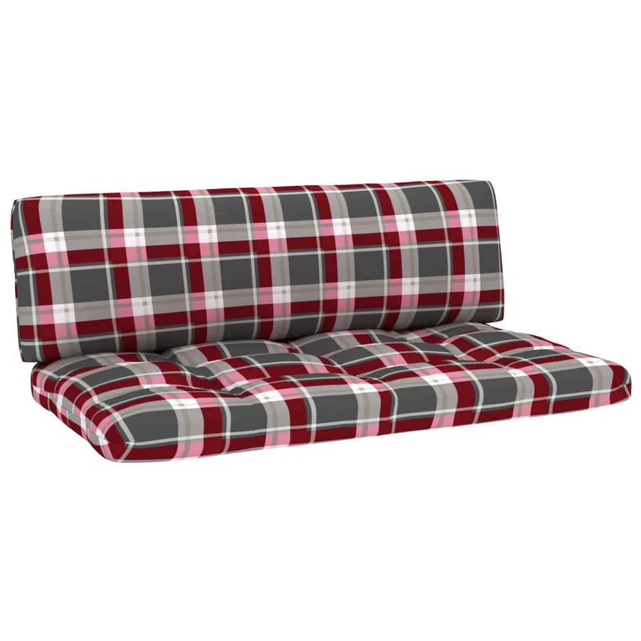 Canapé central palette de jardin Blanc Bois de pin imprégné - 5