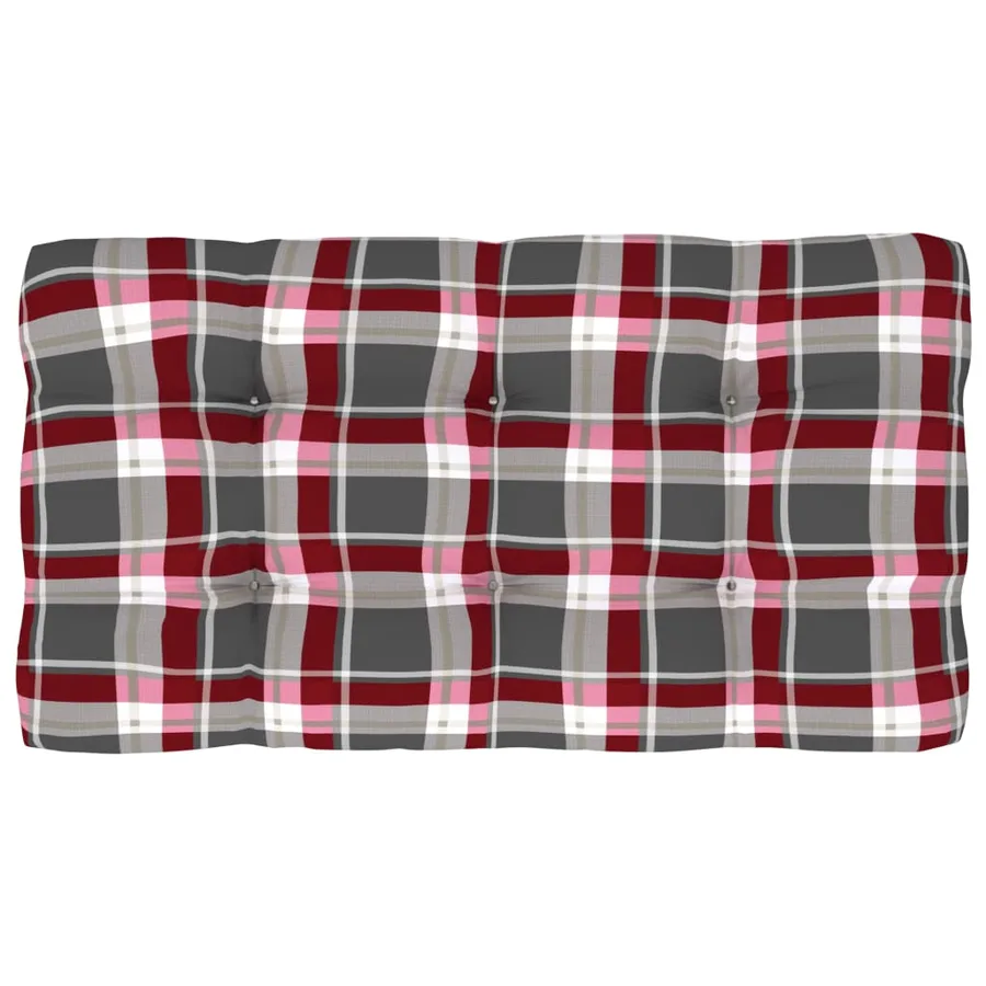 Canapé central palette de jardin Blanc Bois de pin imprégné - 8