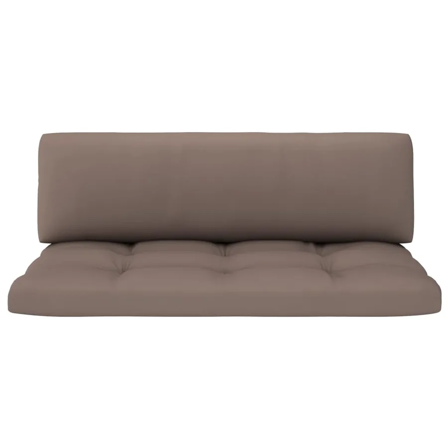 Canapé central palette de jardin Gris Bois de pin imprégné - 3