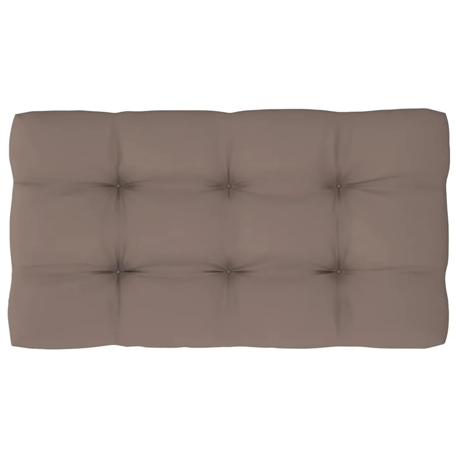 Canapé central palette de jardin Gris Bois de pin imprégné - 5