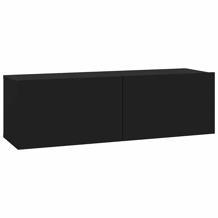 Ensemble de meubles TV 6 pcs Noir Bois d'ingénierie - 4