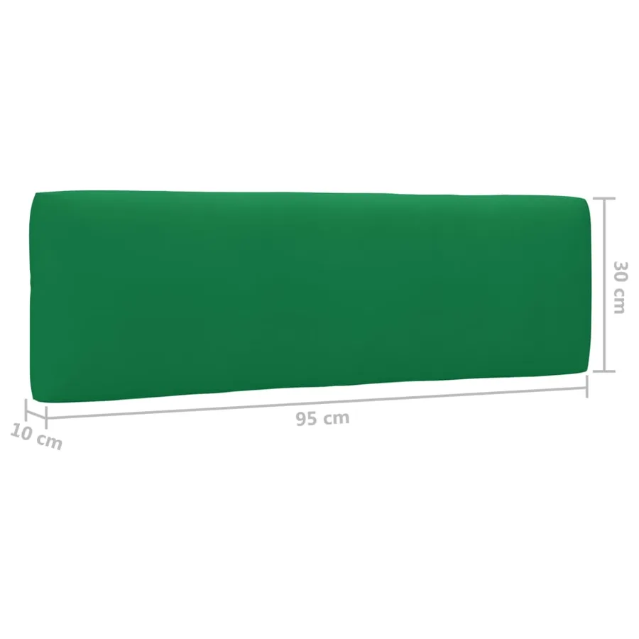 Canapé d'angle palette de jardin Gris Bois de pin imprégné - 9