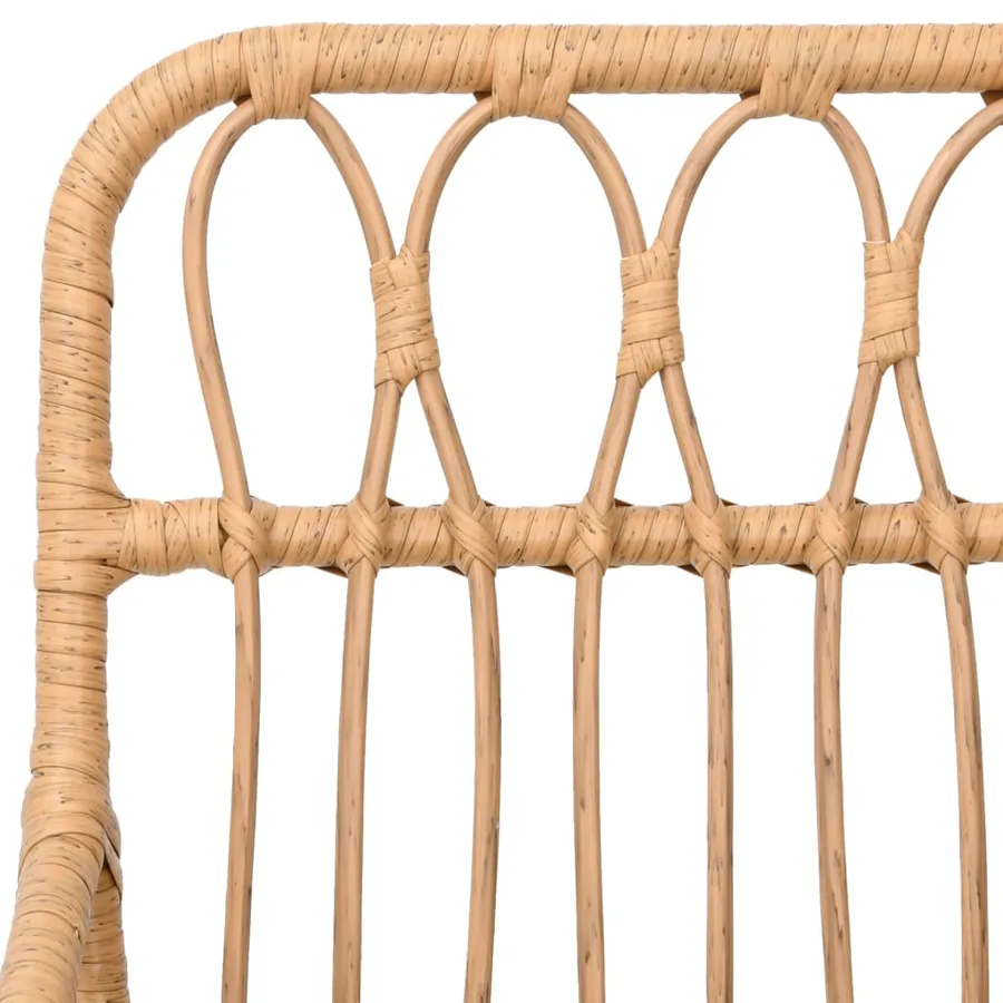 Ensemble à manger de jardin 7 pcs Résine tressée - 6