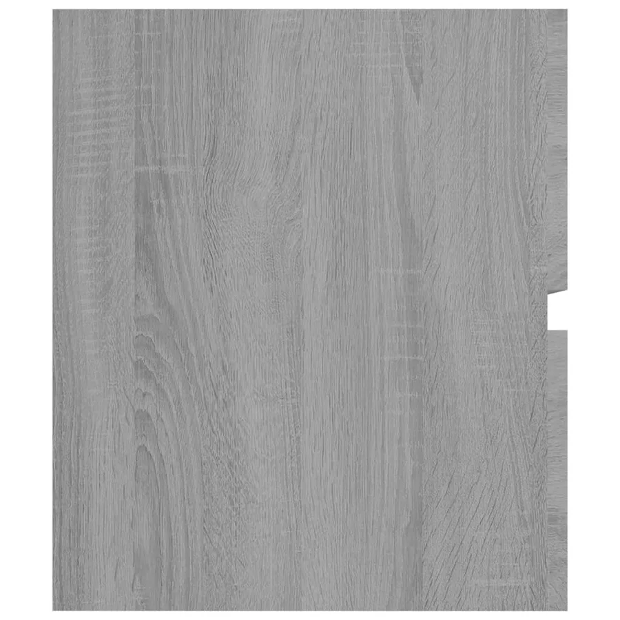 Armoire d'évier Sonoma gris 90x38,5x45 cm Bois d'ingénierie - 8