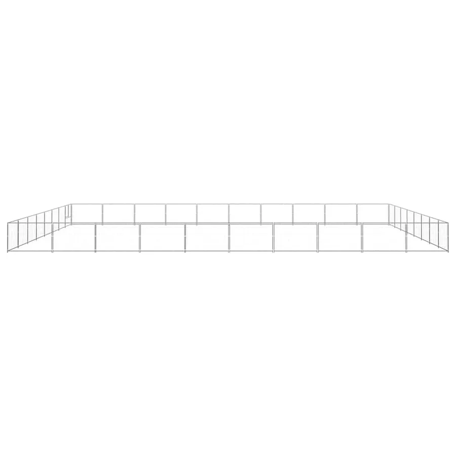 Chenil Argenté 80 m² Acier - 4