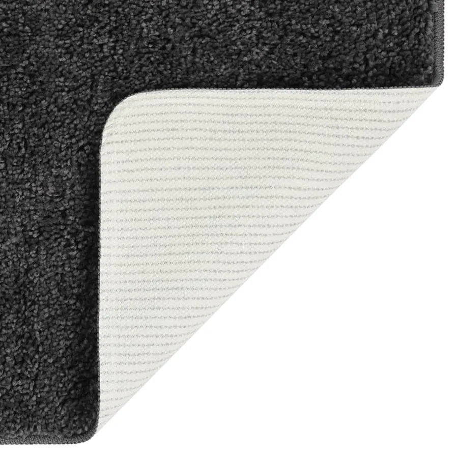 Tapis shaggy antidérapant Gris 80x150 cm - 3