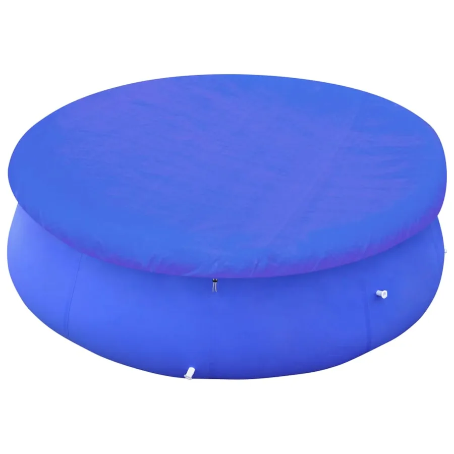 Couvertures de piscine 2 pcs PE Ronde 460 cm 90 g/m² - 3