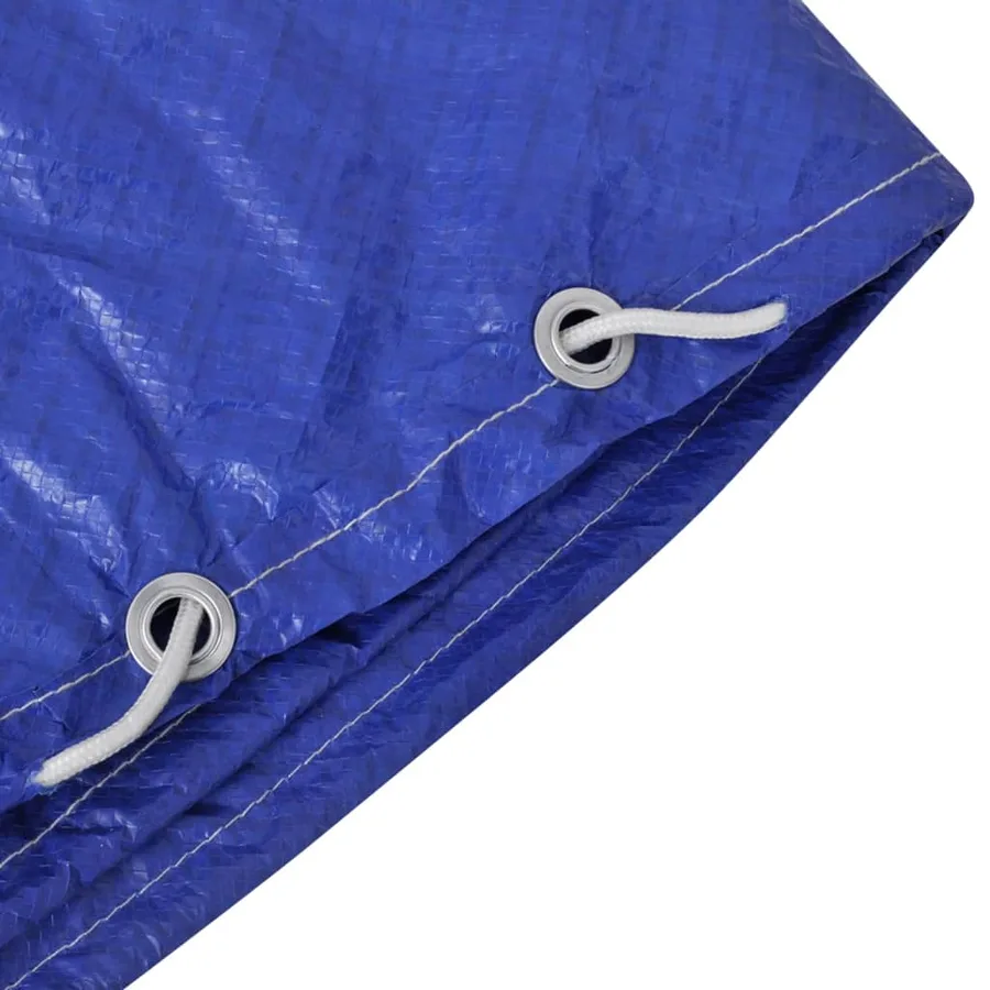 Couvertures de piscine 2 pcs PE Ronde 460 cm 90 g/m² - 6