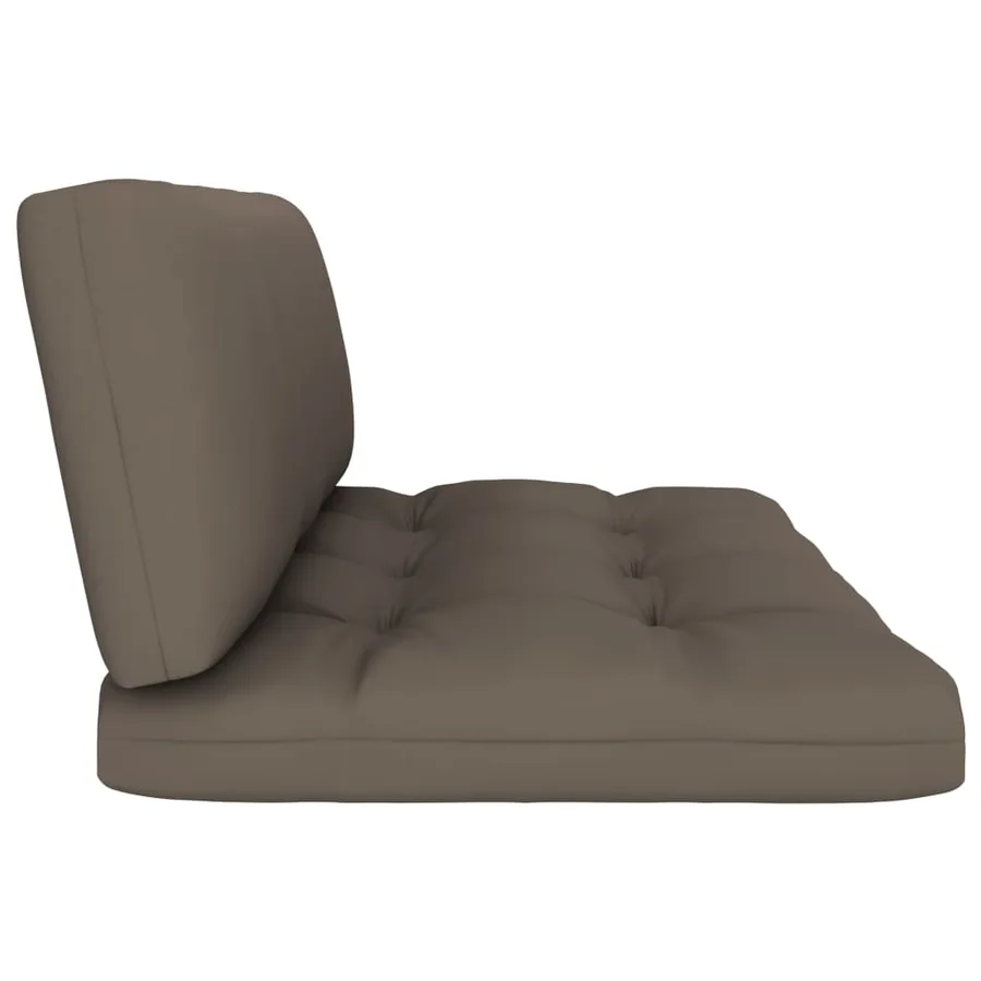 Salon de jardin palette 6 pcs et coussins Pin imprégné de blanc - 10