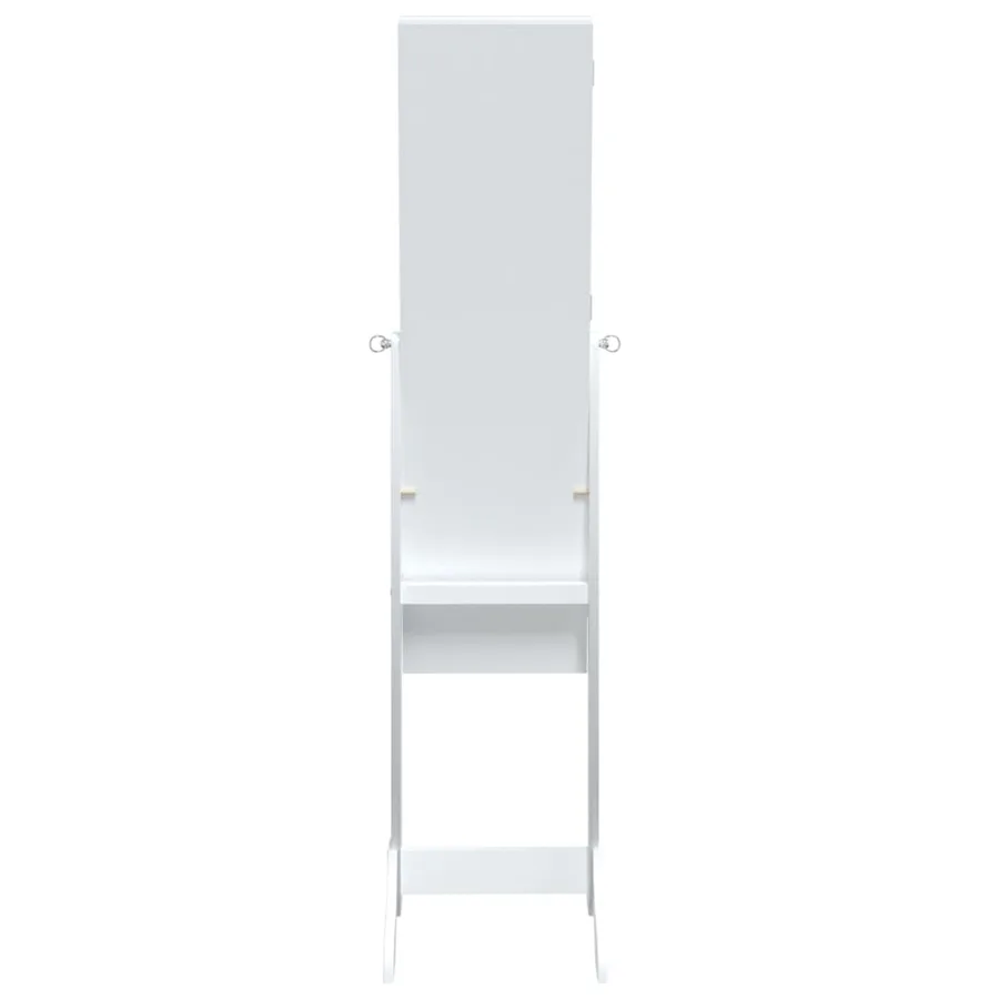 Miroir sur pied blanc 34x37x146 cm - 7