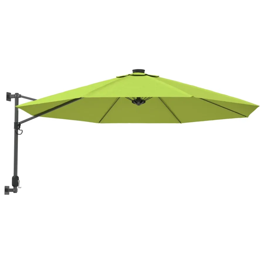 Parasol mural avec LES pomme verte 290 cm - 2