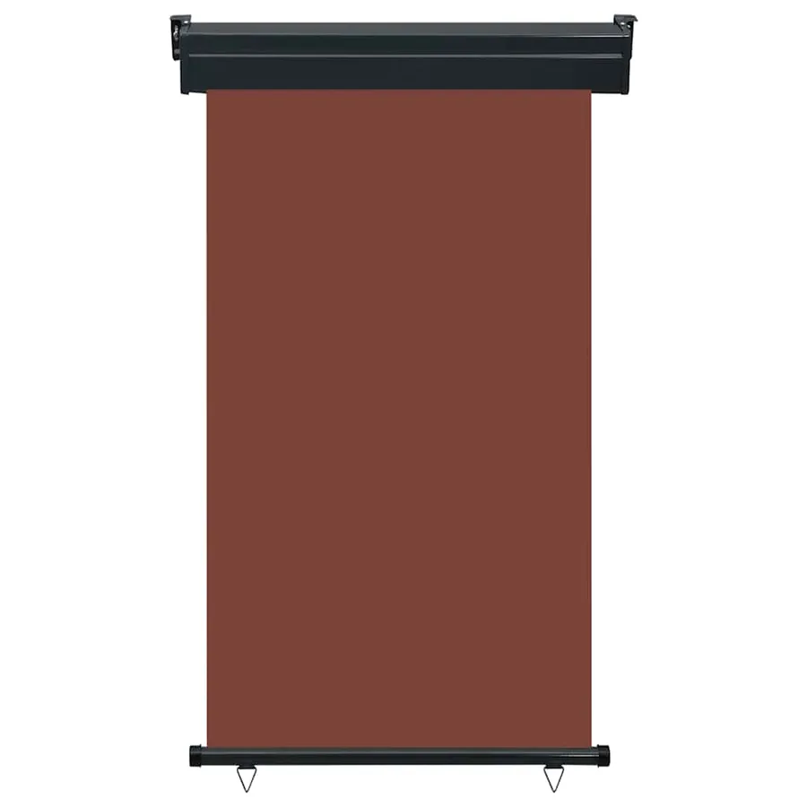 Auvent latéral de balcon 105x250 cm Marron - 2