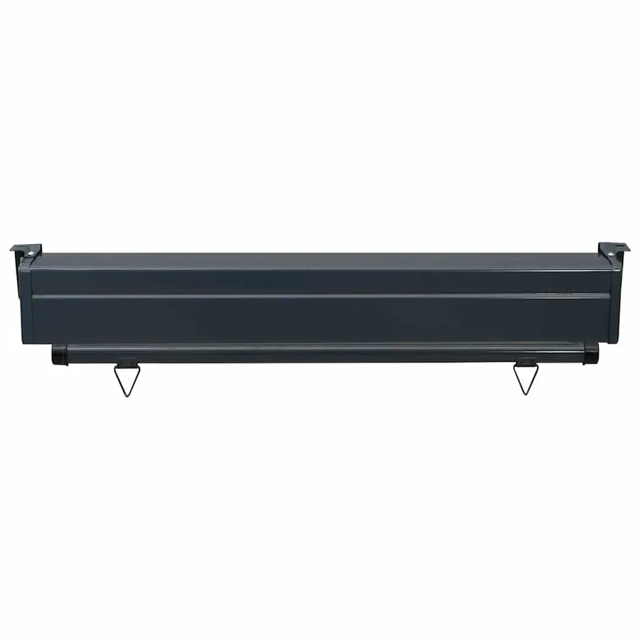 Auvent latéral de balcon 105x250 cm Marron - 6