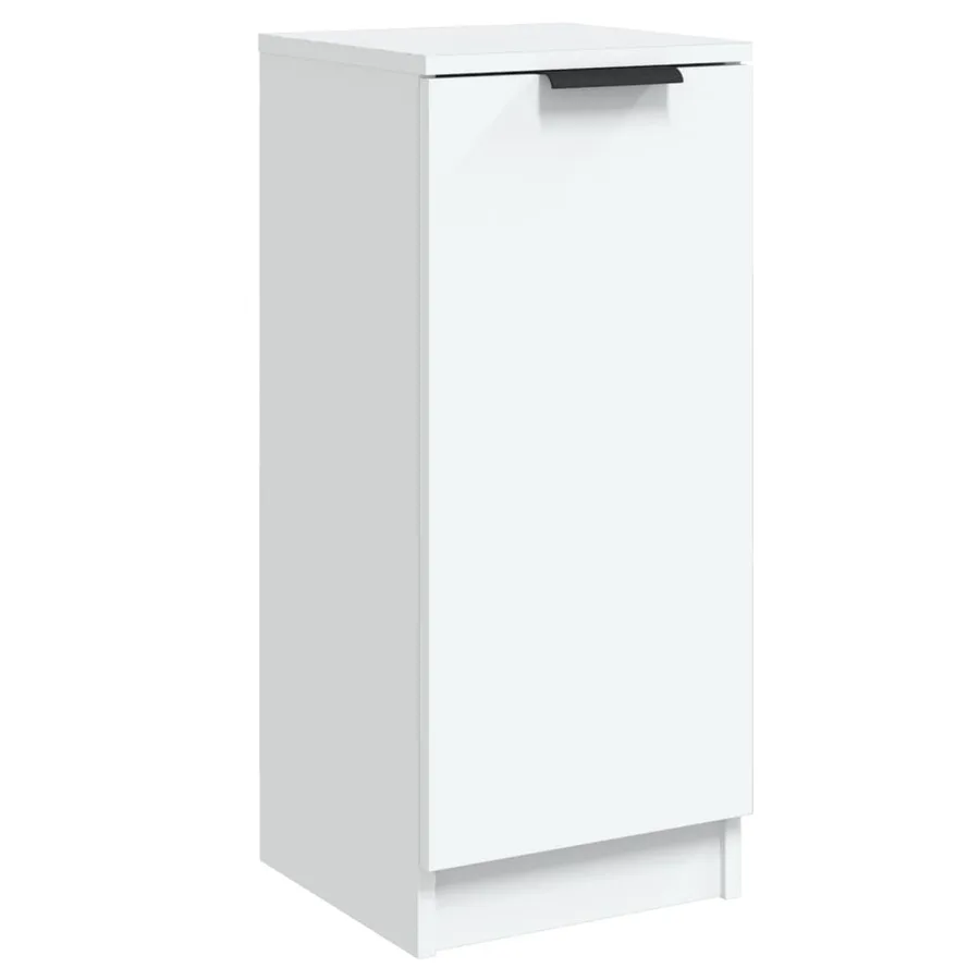 Buffet Blanc 30x30x70 cm Bois d'ingénierie - 2