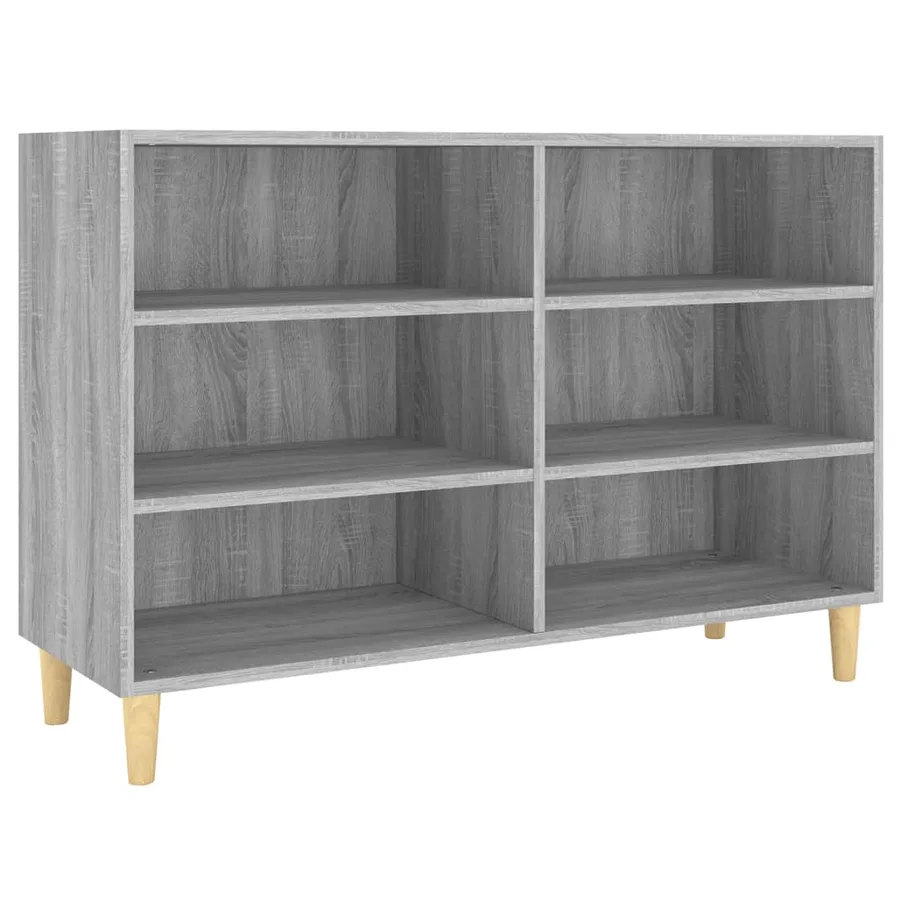 Buffet sonoma gris 103,5x35x70 cm bois d'ingénierie - 2