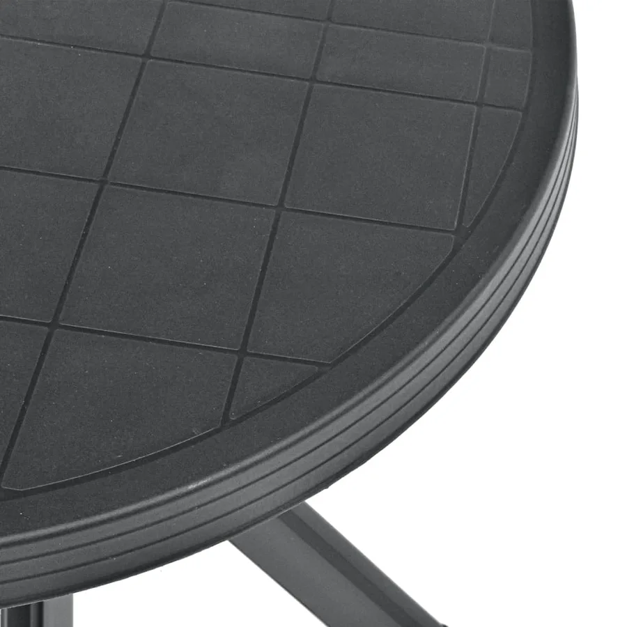 Table de bistro Anthracite Ø70 cm Plastique - 4
