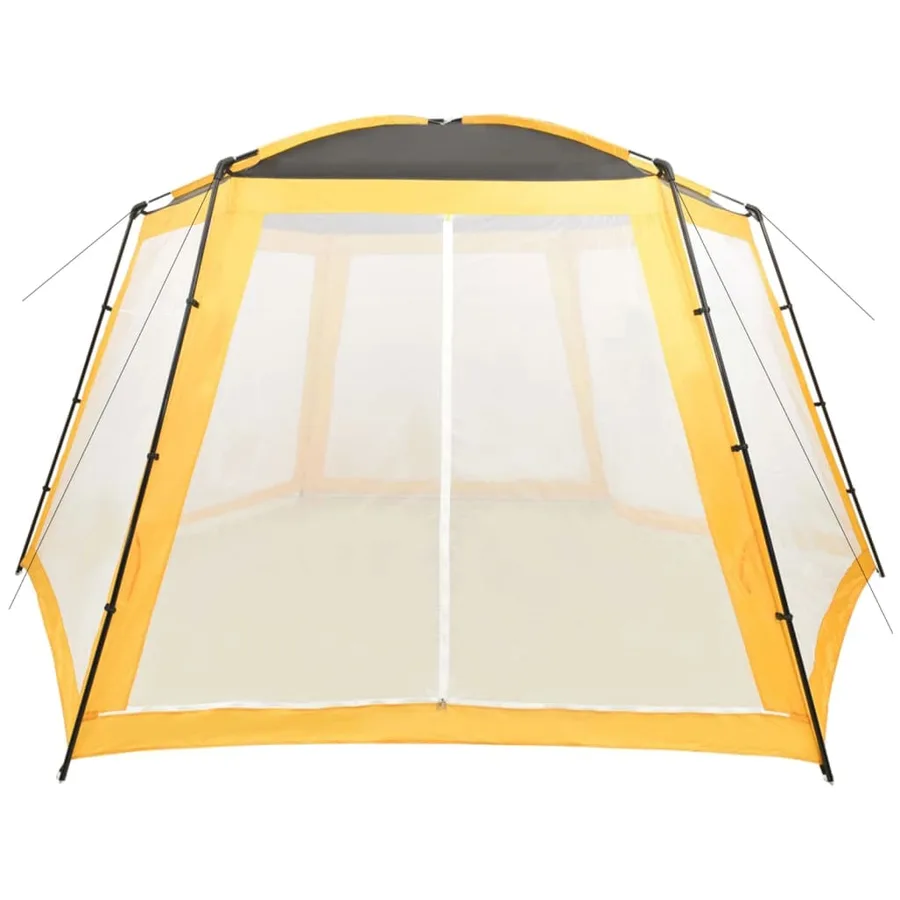 Tente de piscine Tissu 590x520x250 cm Jaune - 2