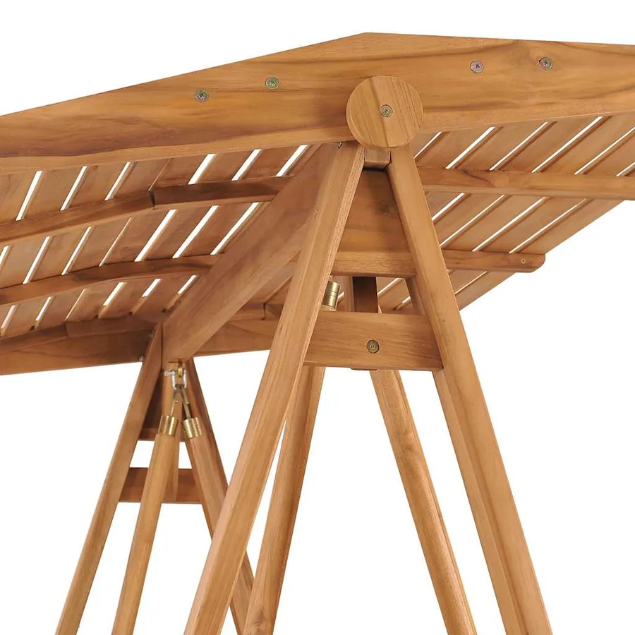 Balancelle 174 cm Bois de teck massif - 5