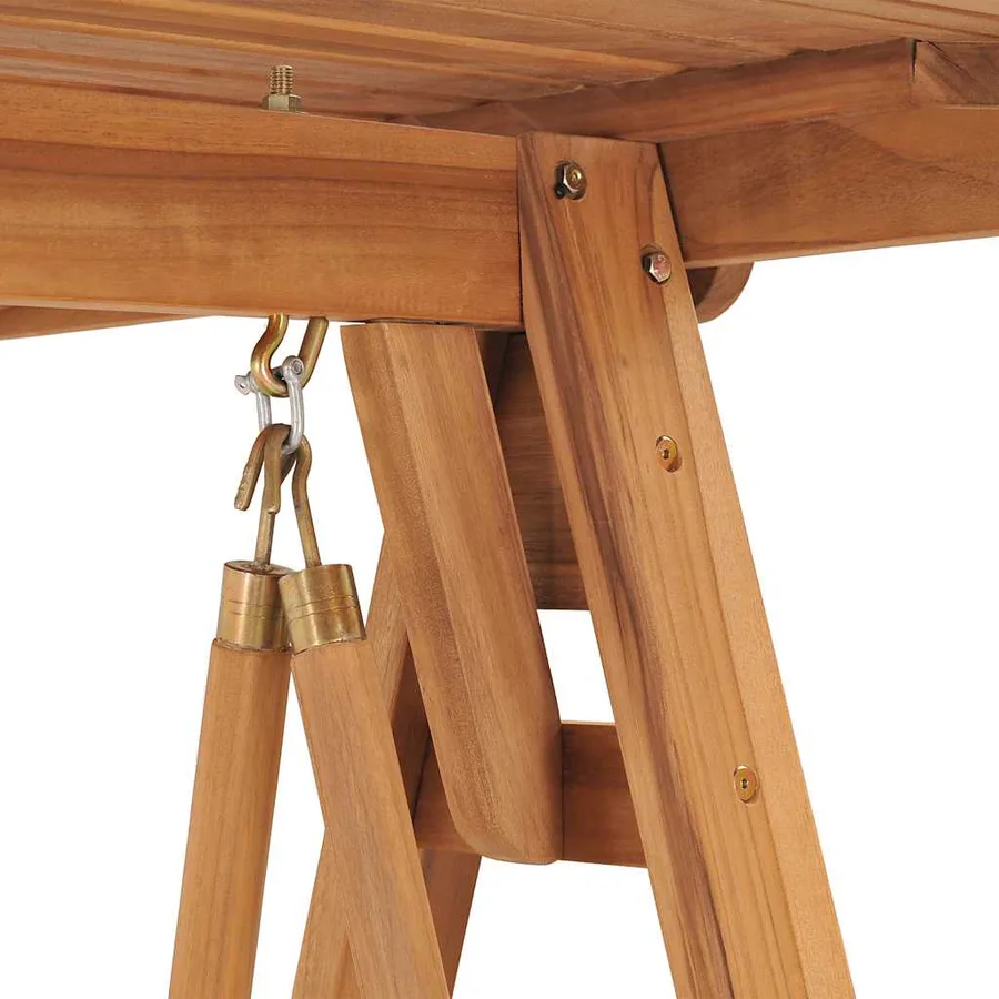Balancelle 174 cm Bois de teck massif - 6