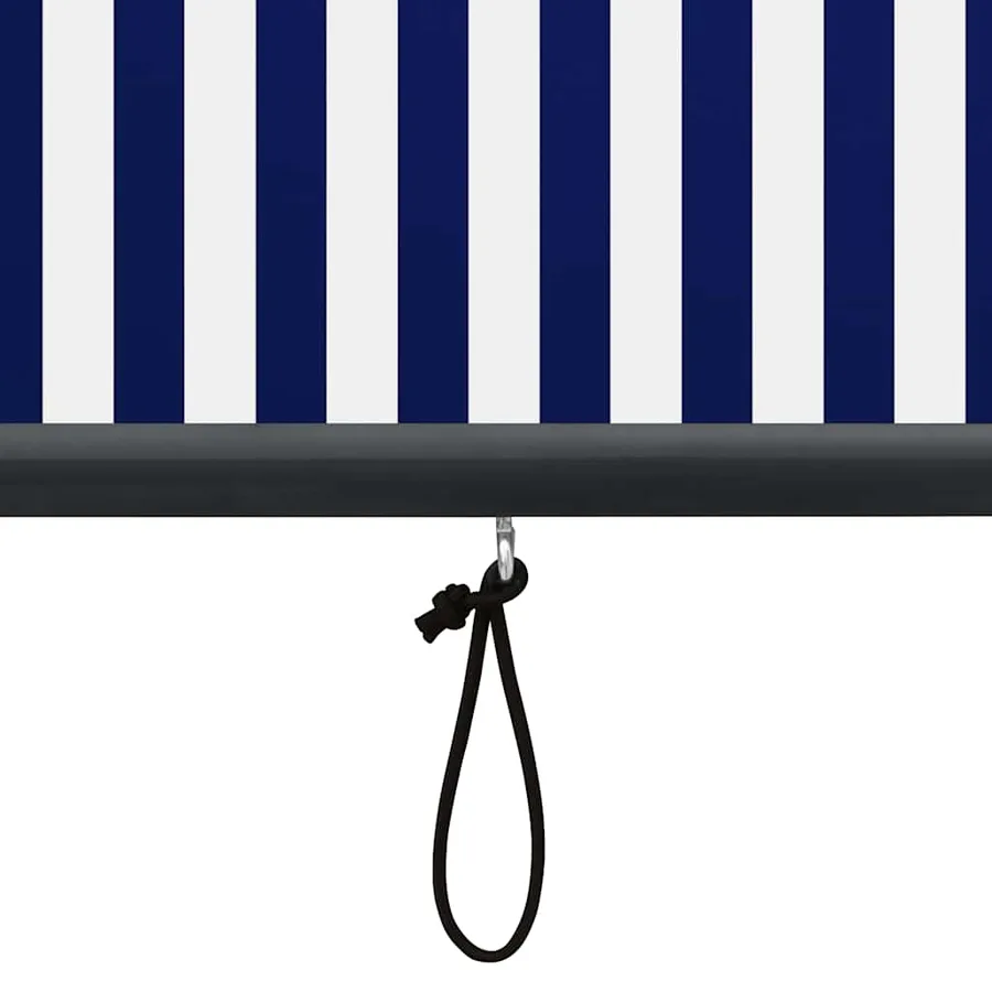 Store roulant d'extérieur 60x250 cm Bleu et blanc - 8