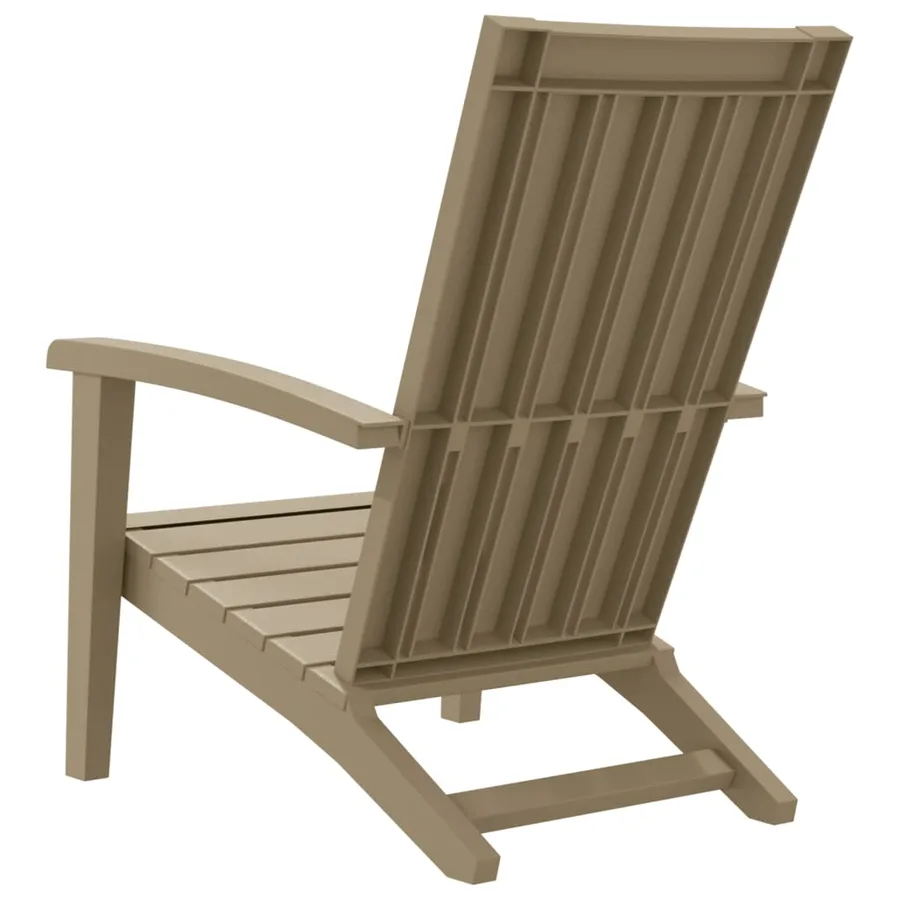 Chaises de jardin Adirondack lot de 2 marron clair PP - 6