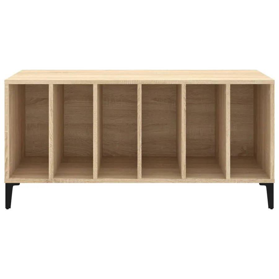 Armoire à disques chêne sonoma 100x38x48 cm bois d'ingénierie - 5