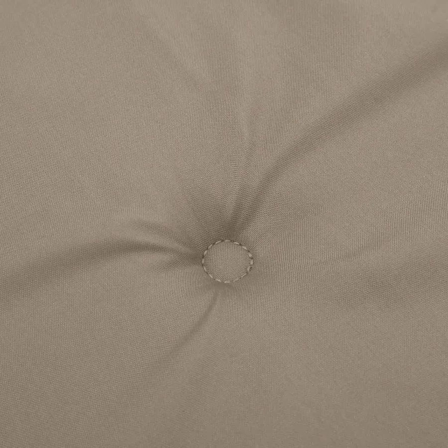 Coussin de banc de jardin taupe 120x50x3 cm tissu oxford - 5