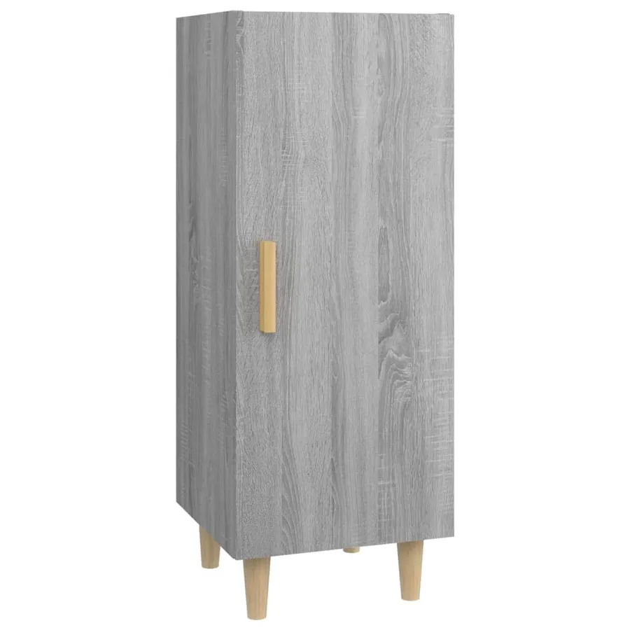 Buffet Sonoma gris 34,5x34x90 cm Bois d'ingénierie - 2