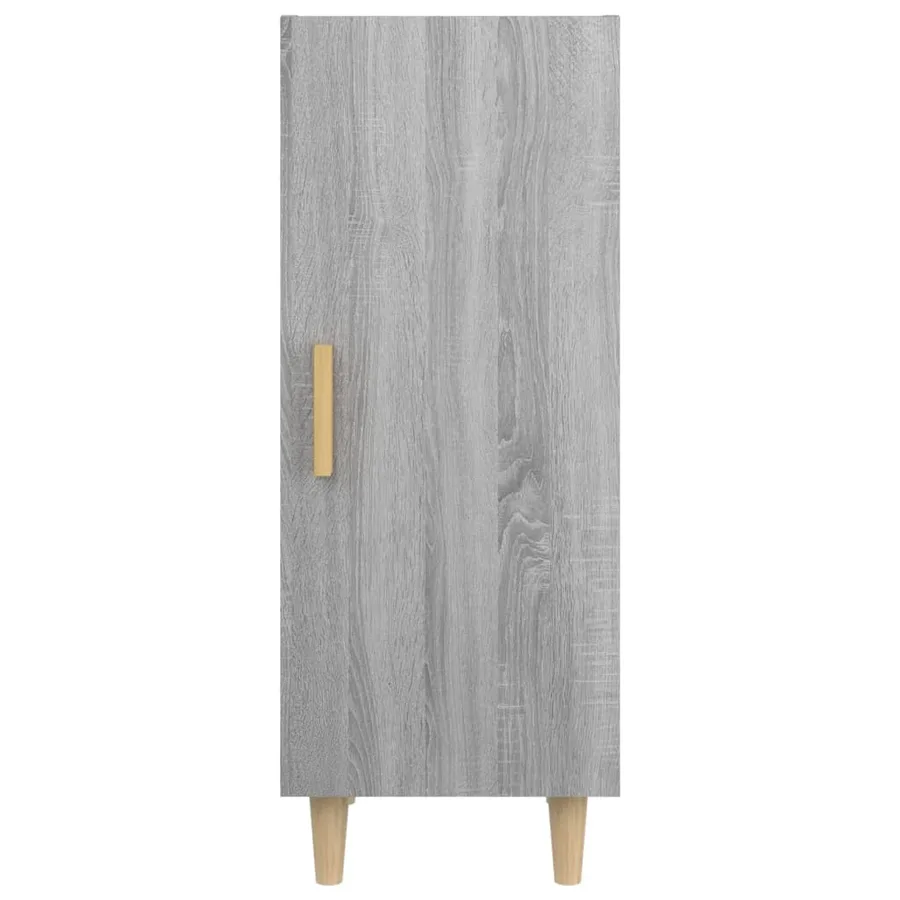 Buffet Sonoma gris 34,5x34x90 cm Bois d'ingénierie - 6