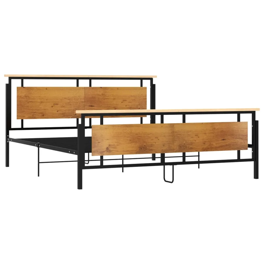 Cadre de lit sans matelas métal 180x200 cm - 3