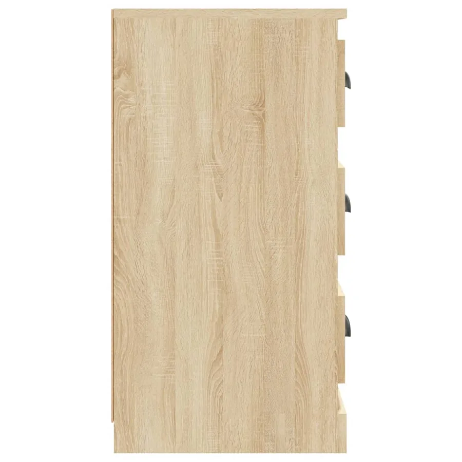 Buffet chêne sonoma 70x35,5x67,5 cm bois d'ingénierie - 5