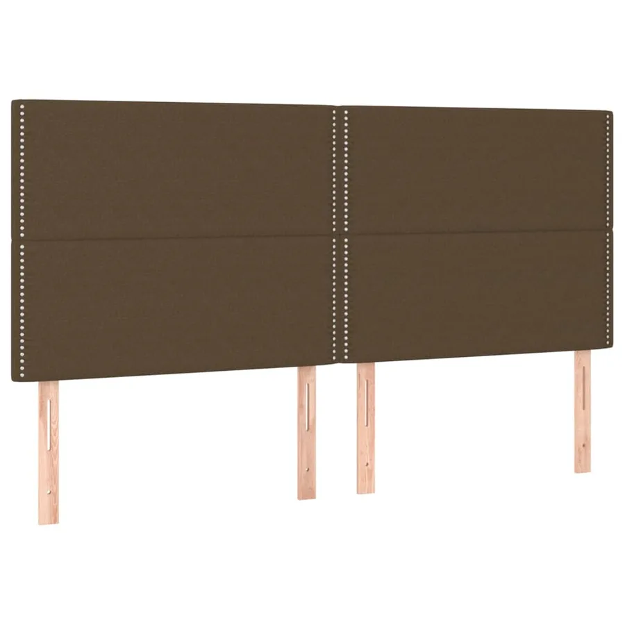 Sommier à lattes de lit avec matelas Marron foncé 200x200 cm - 6