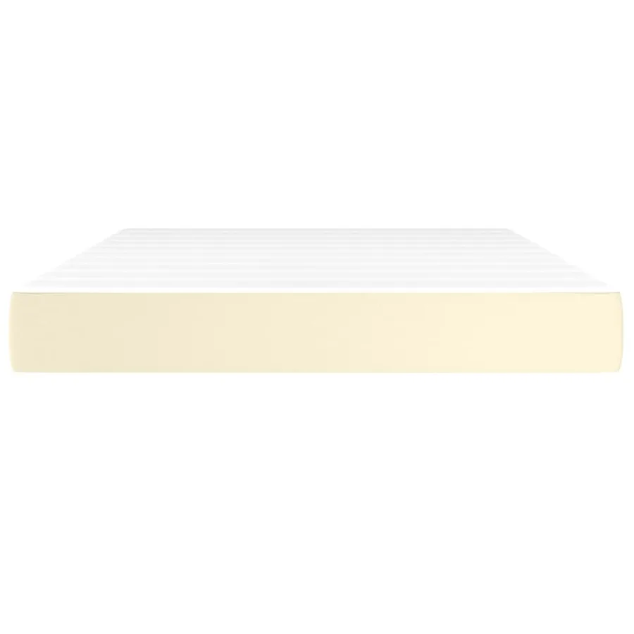 Matelas de lit à ressorts ensachés fermeté moyenne Crème 140x200x20 cm - 3