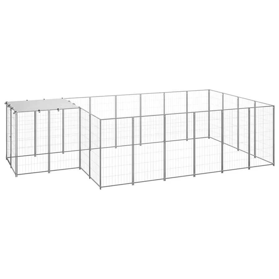 Chenil Argenté 8,47 m² Acier