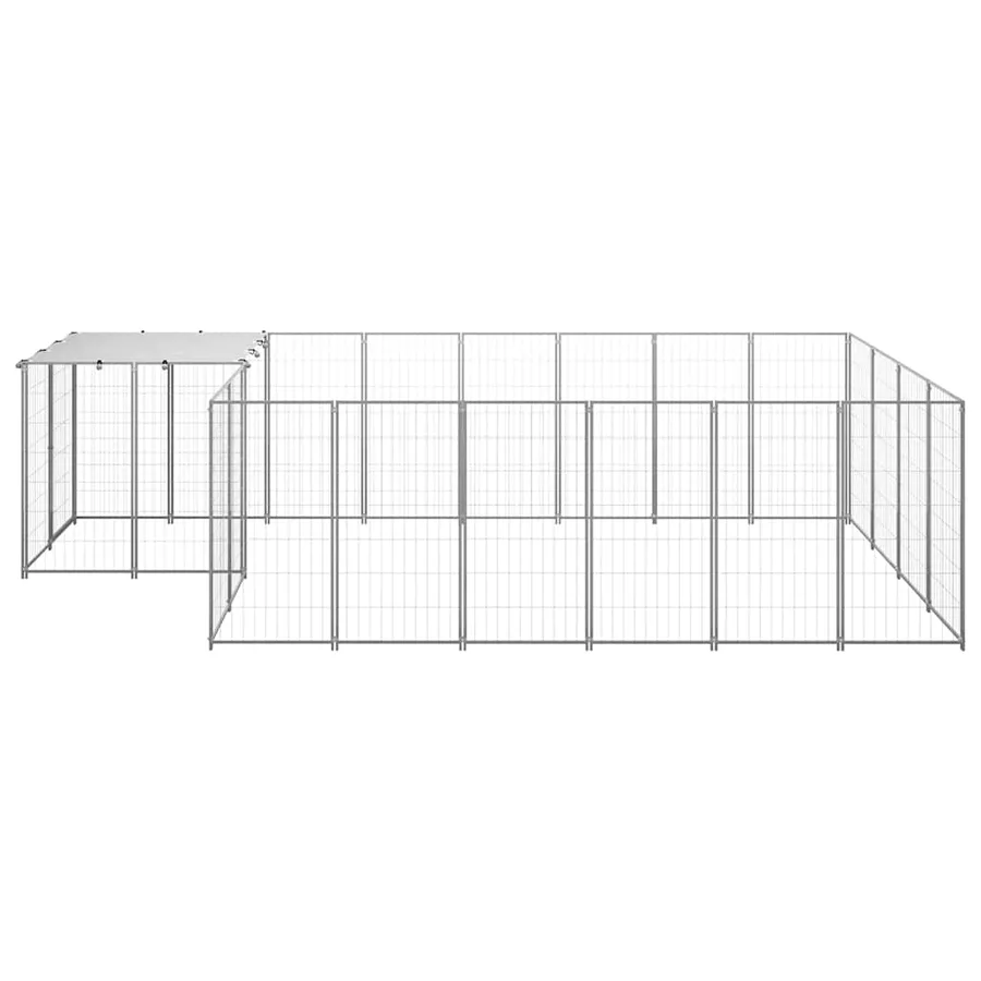 Chenil Argenté 8,47 m² Acier - 2