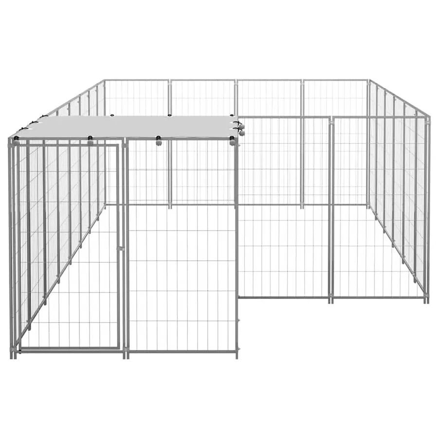 Chenil Argenté 8,47 m² Acier - 3
