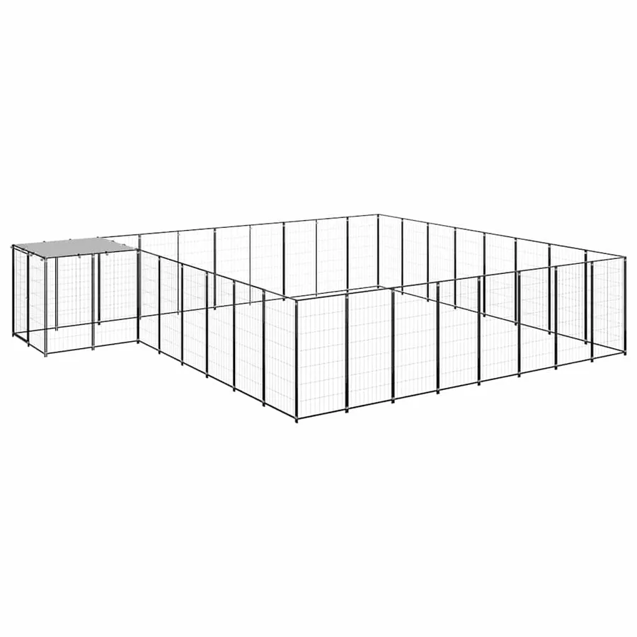 Chenil Noir 20,57 m² Acier - 2