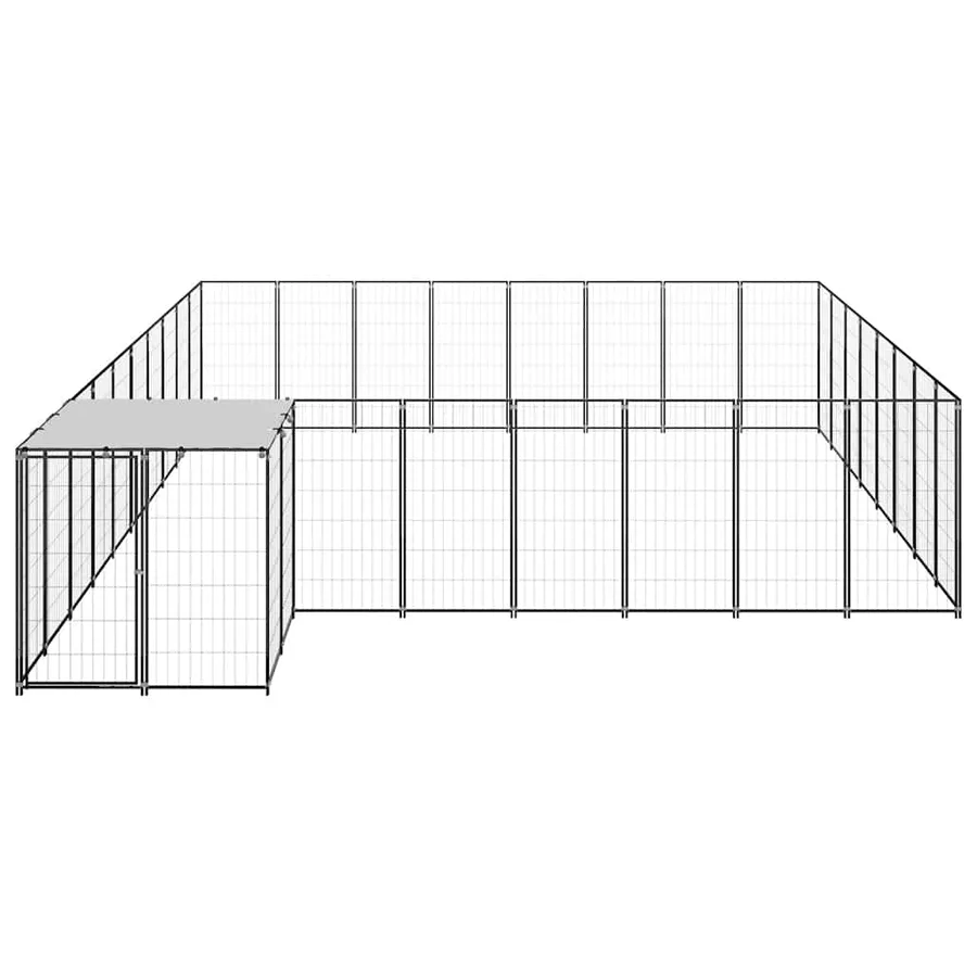Chenil Noir 20,57 m² Acier - 3