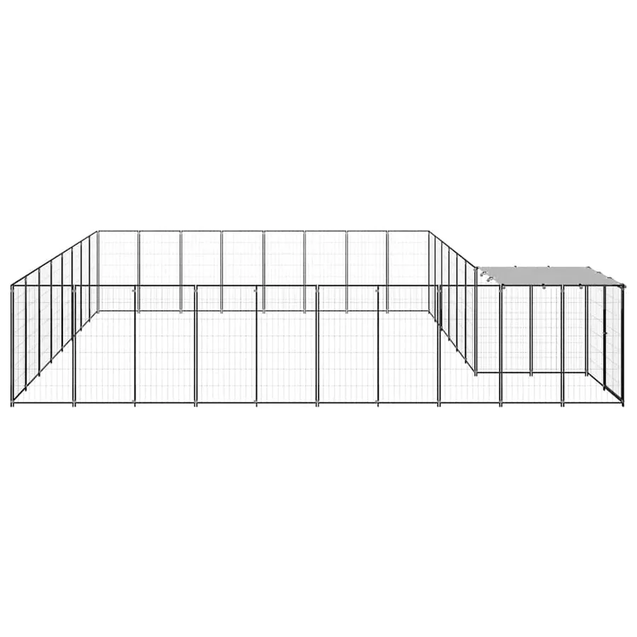 Chenil Noir 20,57 m² Acier - 4