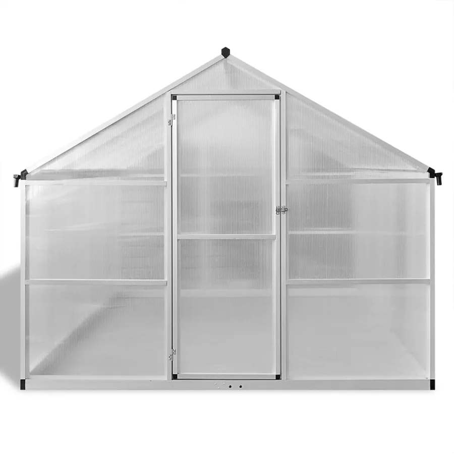 Serre renforcée en aluminium avec cadre de base 7,55 m² - 3