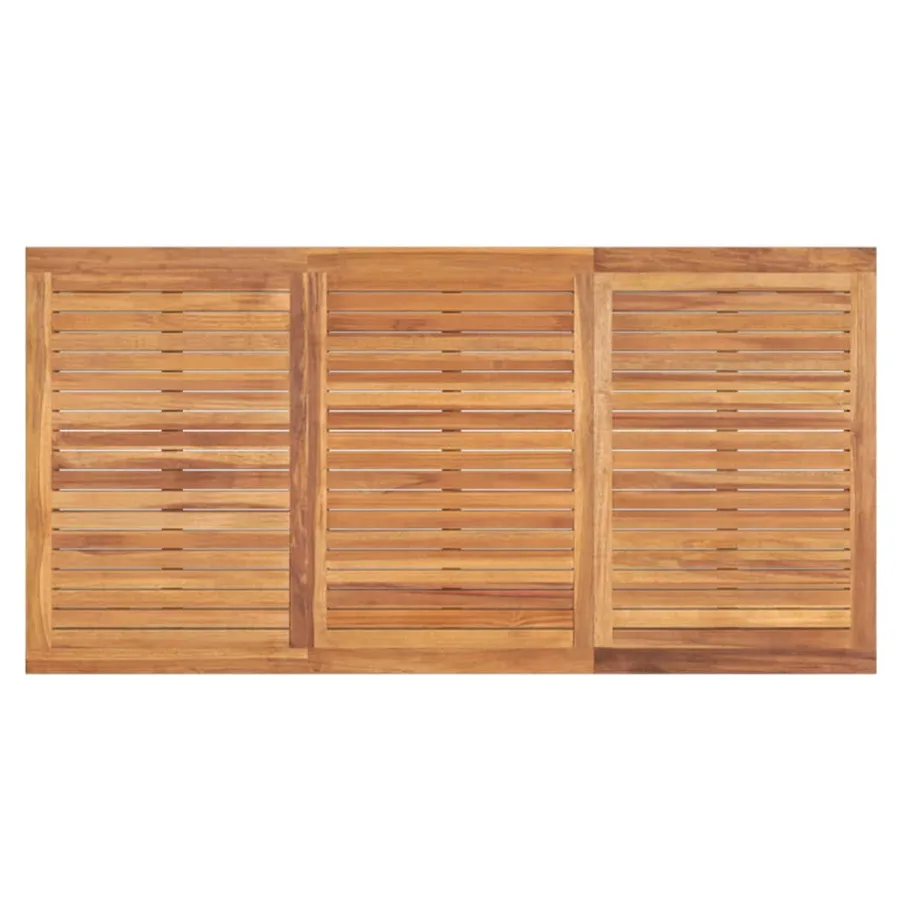 Ensemble à manger de jardin 4 pcs Bois de teck massif - 11